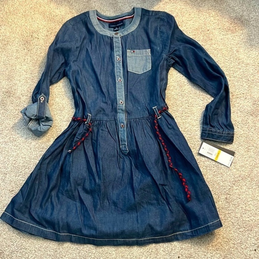 Girls, 6X Tommy Hilfiger, Jean dress new